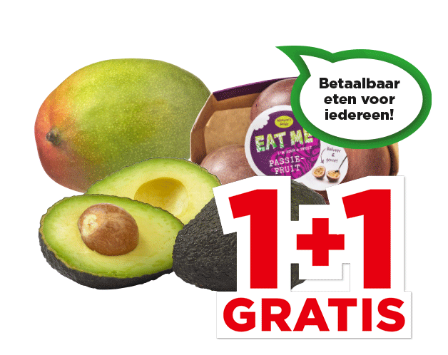 PLUS Mango of avocado of Eat Me Passievrucht | Bekijk aanbieding