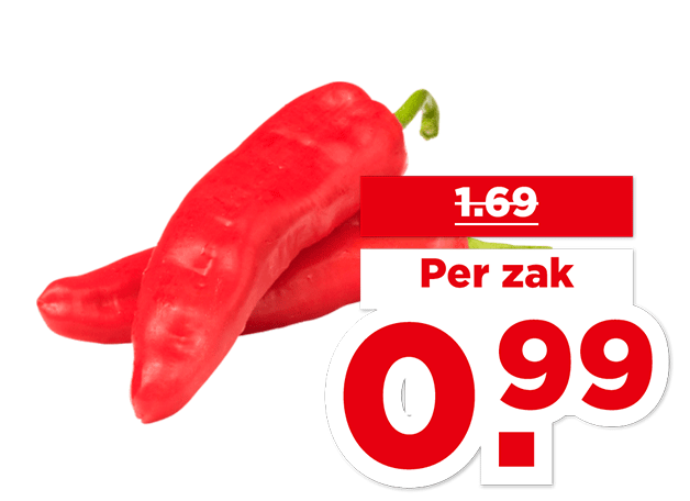 PLUS Zoete puntpaprika’s | Bekijk aanbieding