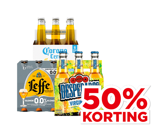Leffe, Corona, Desperados of Liefmans 0.0% | Bekijk aanbieding