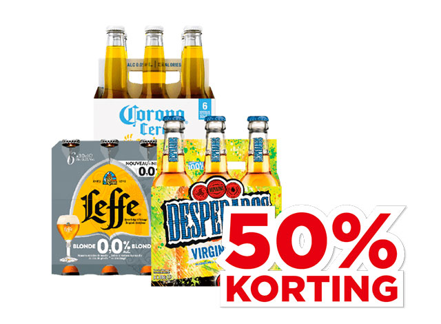 Leffe, Corona, Desperados of Liefmans 0.0% | Bekijk aanbieding