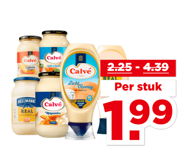 Calvé of Hellmann’s Mayonaise | Bekijk aanbieding