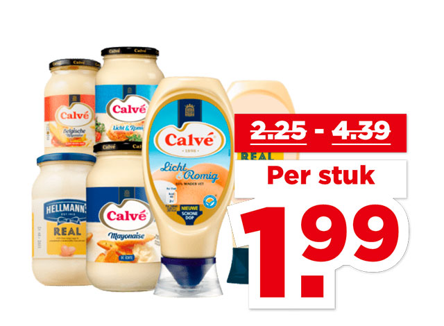 Calvé of Hellmann’s Mayonaise | Bekijk aanbieding