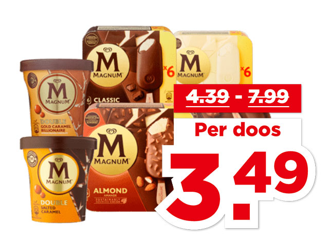 Alle Ola Magnum ijs | Bekijk aanbieding