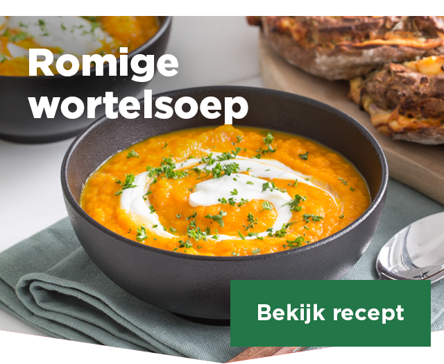 Romige wortelsoep | Bekijk recept