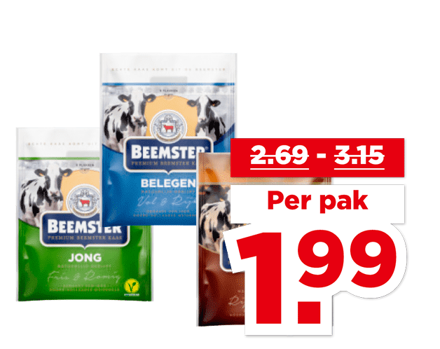 Beemster Kaas plakken | Bekijk aanbieding