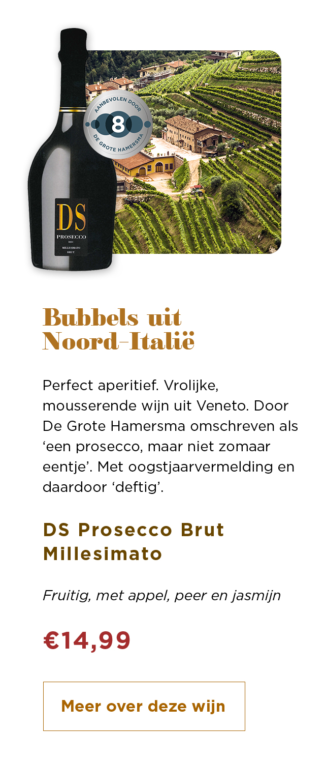 Bubbels uit Noord-Italië | DS Prosecco Brut Millesimato voor € 14,99 | Meer over deze wijn