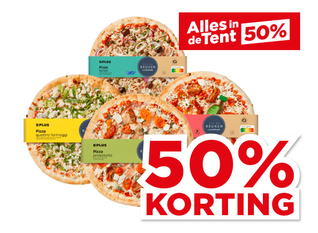 Alle Uit de keuken van PLUS Verse pizza’s | Bekijk aanbieding
