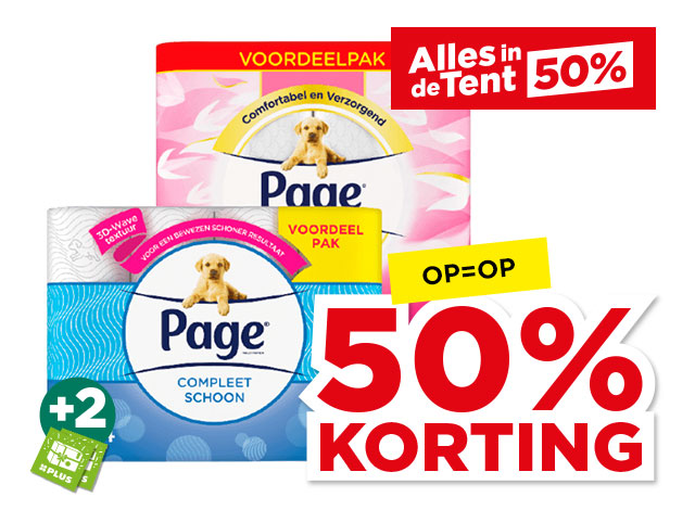 Page Toiletpapier | Bekijk aanbieding