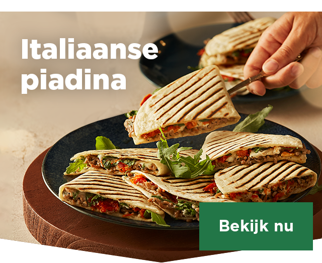 Recept Italiaanse piadina | Bekijk nu