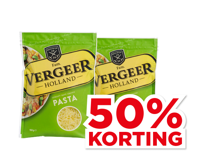 Alle Vergeer Geraspte kaas | Bekijk aanbieding