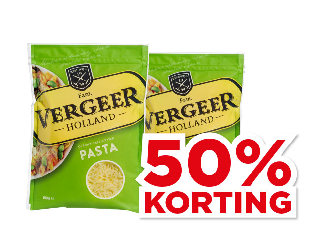 Alle Vergeer Geraspte kaas | Bekijk aanbieding