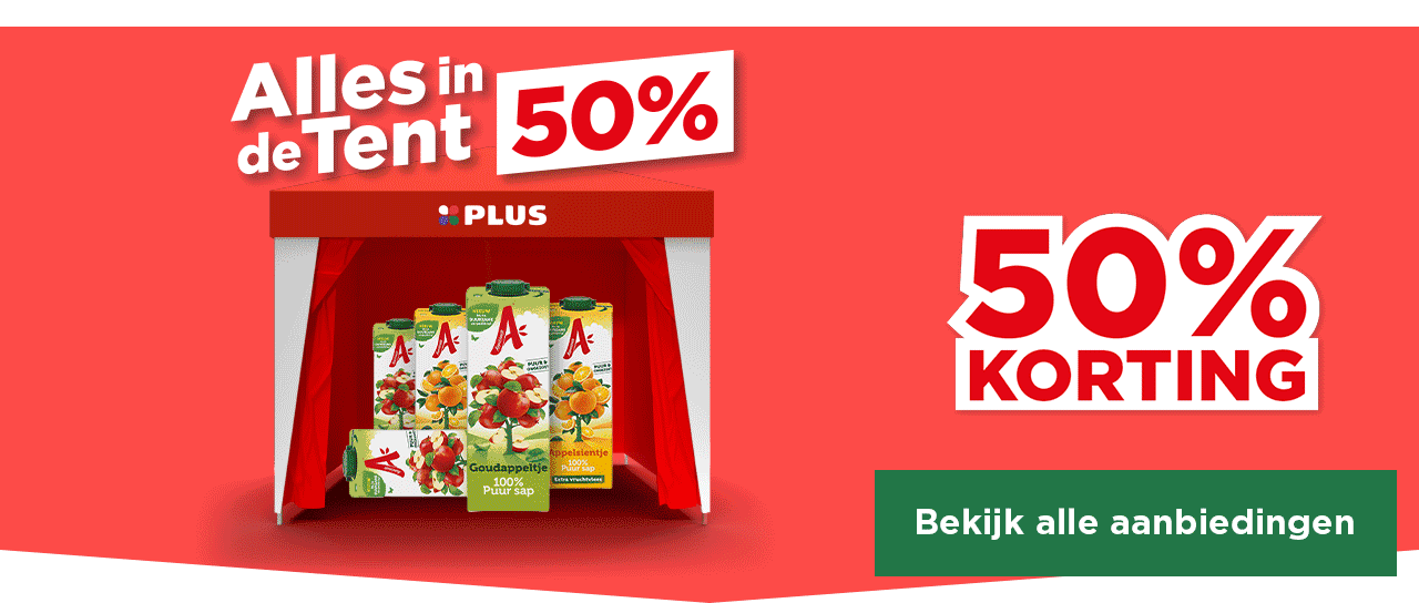 Alles in de Tent 50% | Bekijk alle aanbiedingen
