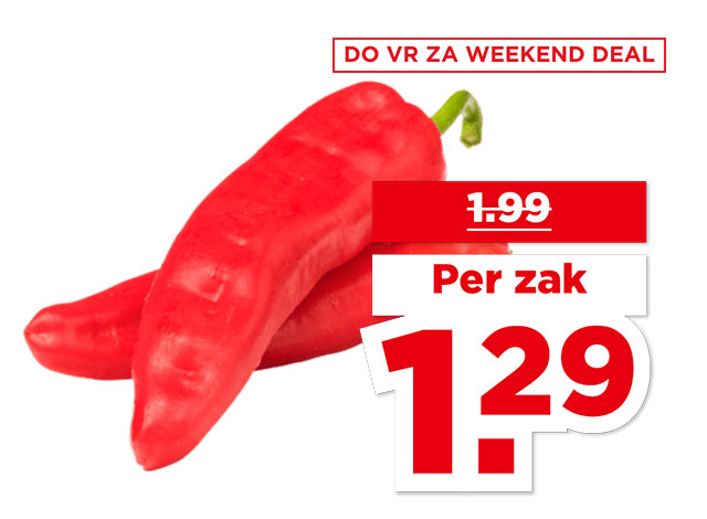 PLUS Zoete puntpaprika’s | Bekijk aanbieding