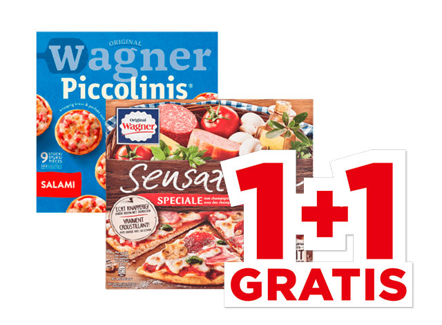 Alle Wagner Piccolini’s of pizza’s sensazione | Bekijk aanbieding