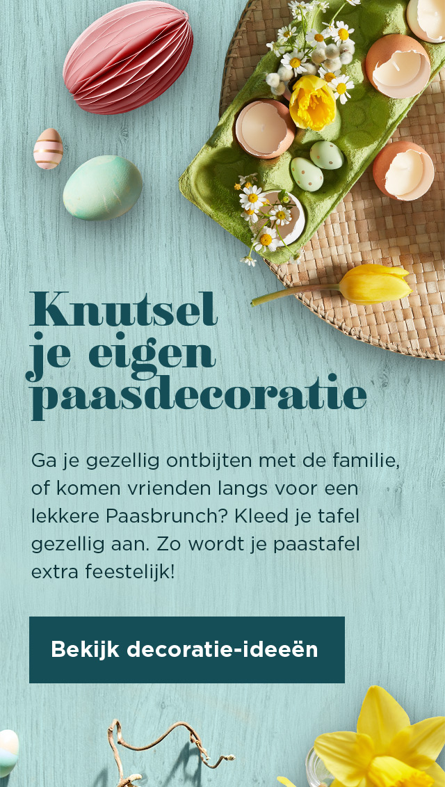 Knutsel je eigen paasdecoratie | Bekijk decoratie-ideeën