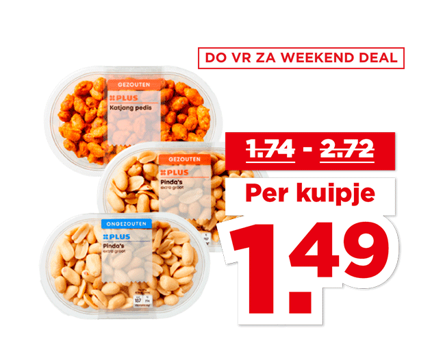 PLUS Pinda’s | Bekijk aanbieding