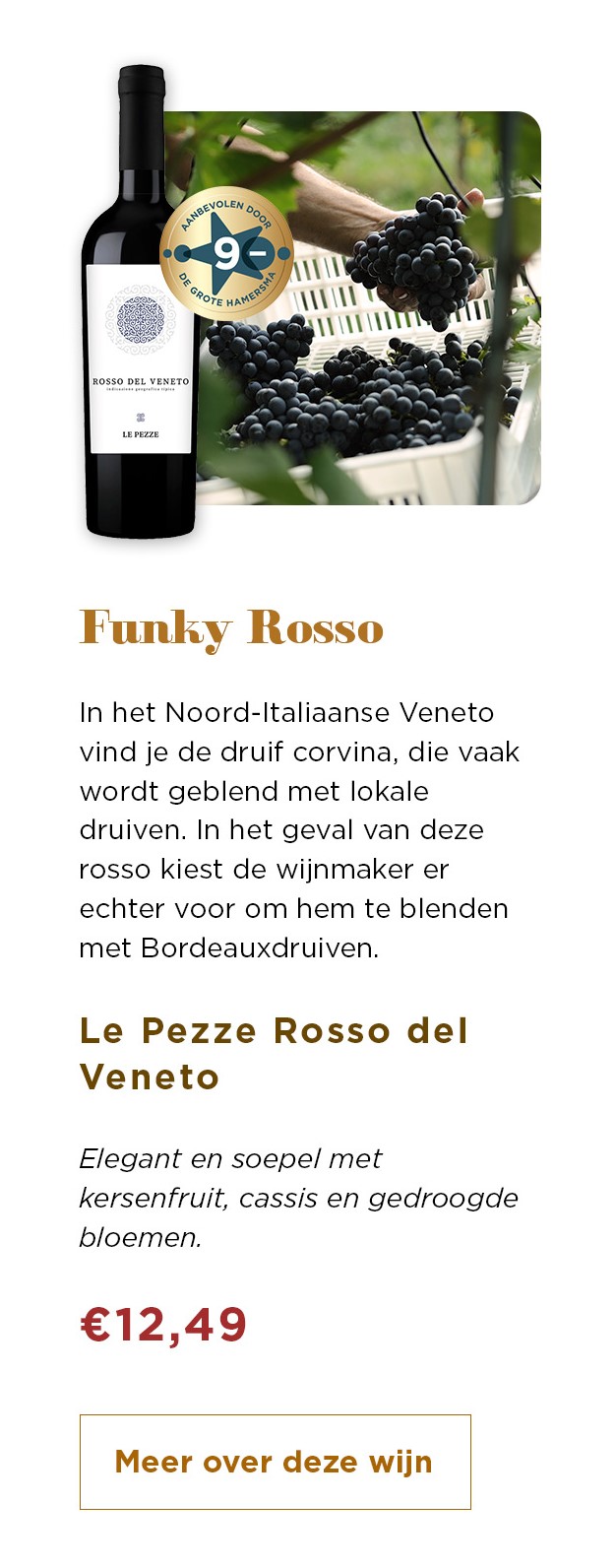 Funky Rosso | Le Pezze Rosso del Veneto voor € 12,49 | Meer over deze wijn