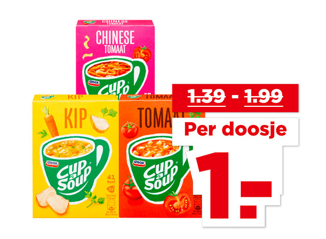 Unox Cup-a-soup | Bekijk aanbieding