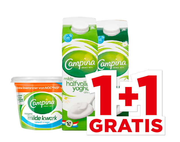 Campina Yoghurt of kwark | Bekijk aanbieding