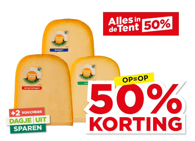 Alle PLUS Klaverland Kaas 48+ kilostukken | Bekijk aanbieding Alle PLUS Klaverland Kaas 48+ kilostukken | Bekijk aanbieding