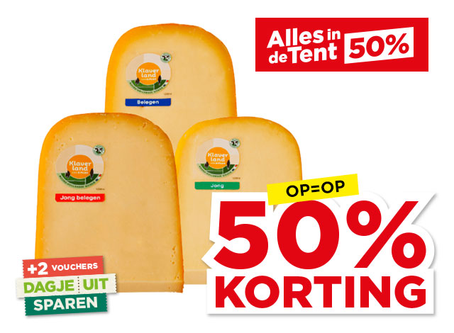 Alle PLUS Klaverland Kaas 48+ kilostukken | Bekijk aanbieding Alle PLUS Klaverland Kaas 48+ kilostukken | Bekijk aanbieding