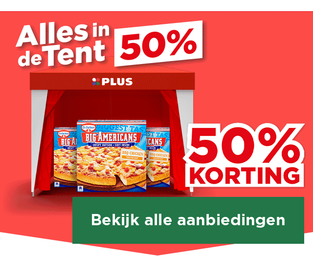 Alles in de Tent 50% | Bekijk alle aanbiedingen