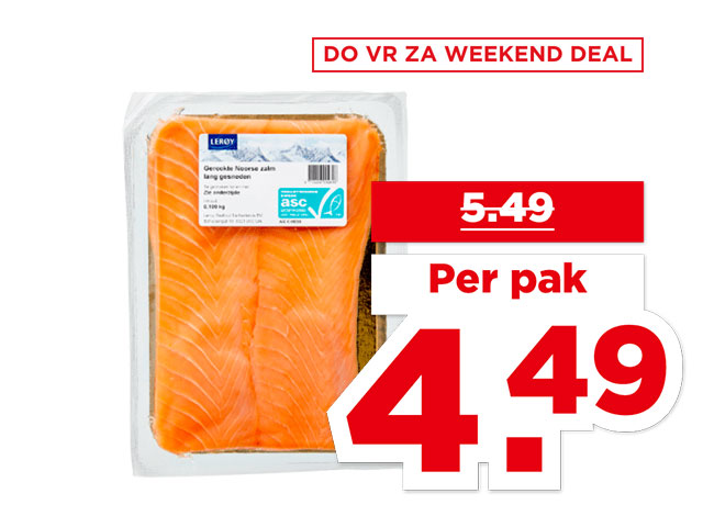 Leroy Lang gesneden Noorse zalm | Bekijk aanbieding Leroy Lang gesneden Noorse zalm | Bekijk aanbieding