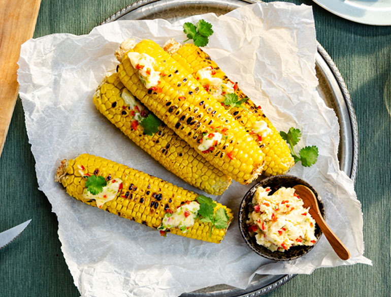 Geroosterde maïskolven | Bekijk recept
