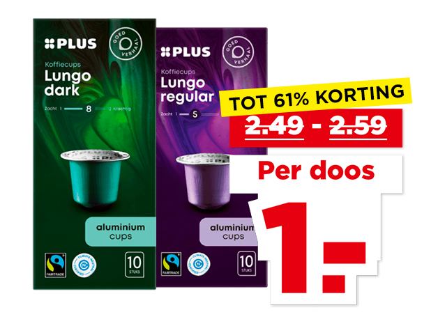 PLUS Koffiecups | Bekijk aanbieding PLUS Koffiecups | Bekijk aanbieding