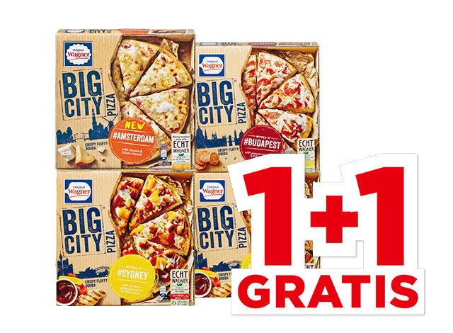 Wagner Big City pizza’s | Bekijk aanbieding Wagner Big City pizza’s | Bekijk aanbieding