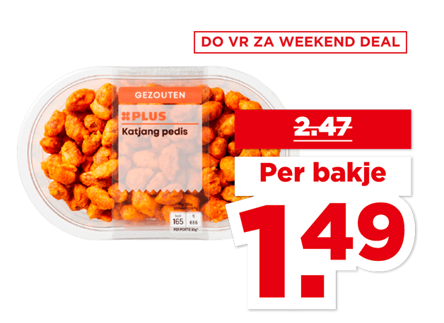 PLUS Katjang pedis gezouten | Bekijk aanbieding PLUS Katjang pedis gezouten | Bekijk aanbieding