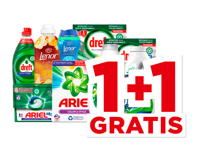 Ariel, Lenor of Dreft | Bekijk aanbieding Ariel, Lenor of Dreft | Bekijk aanbieding