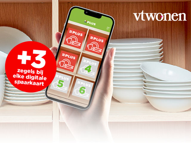 Dubbel sparen met de PLUS app | Spaar sneller