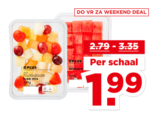PLUS Vers gesneden fruit | Bekijk aanbieding
