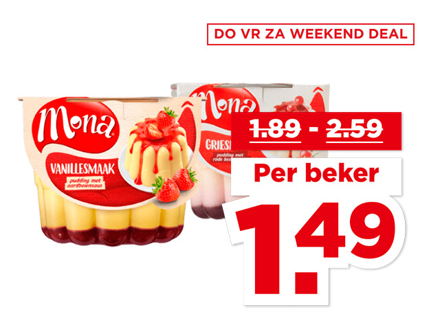Mona Pudding | Bekijk aanbieding