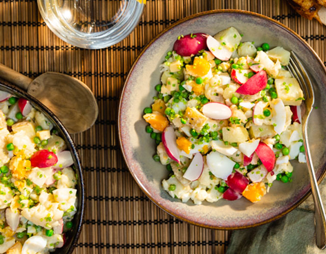 Gezond genieten van een frisse salade