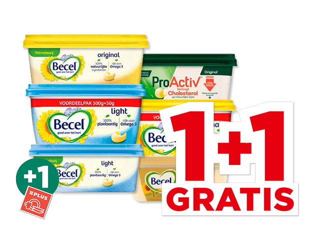 Alle Becel kuipjes