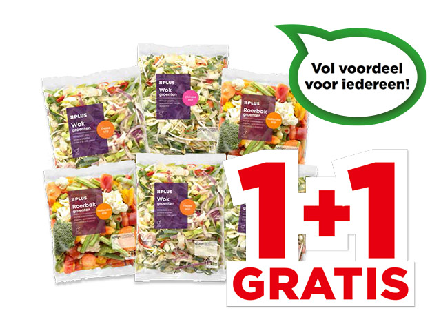 PLUS Wok- of roerbakgroenten | Bekijk aanbieding