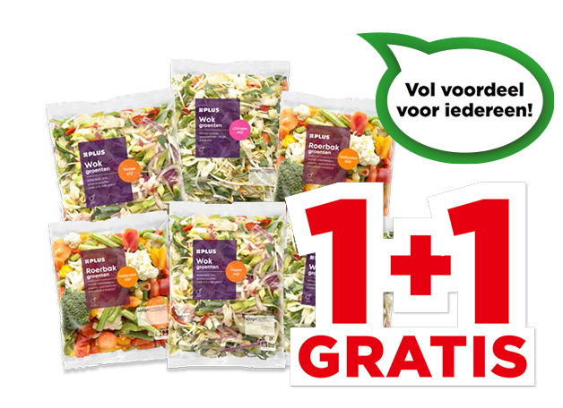 PLUS Wok- of roerbakgroenten | Bekijk aanbieding