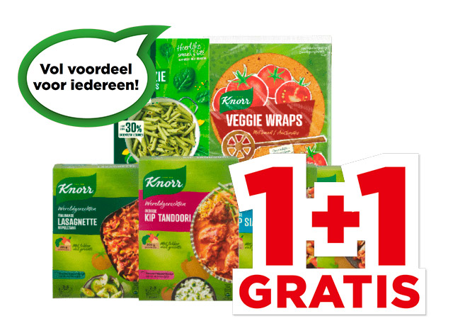 Alle Knorr Wereldgerechten, trattoria, pasta of wraps | Bekijk aanbieding
