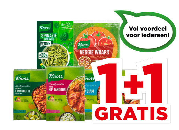 Alle Knorr Wereldgerechten, trattoria, pasta of wraps | Bekijk aanbieding