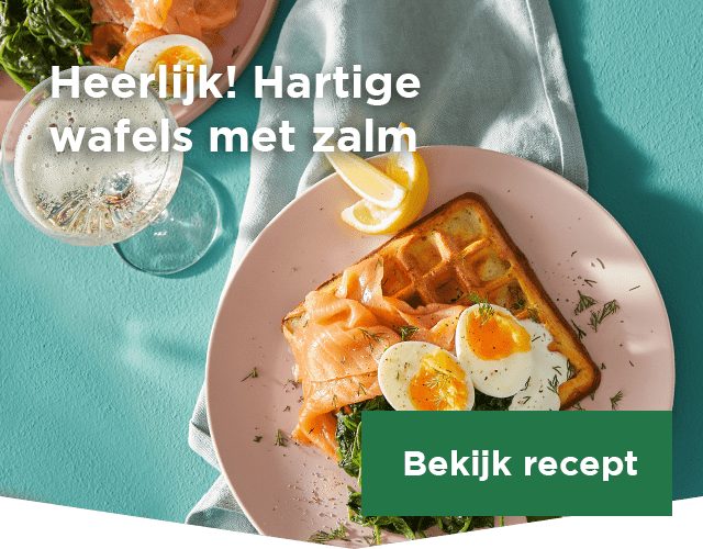 Heerlijk! Hartige wafels met zalm | Bekijk Recept