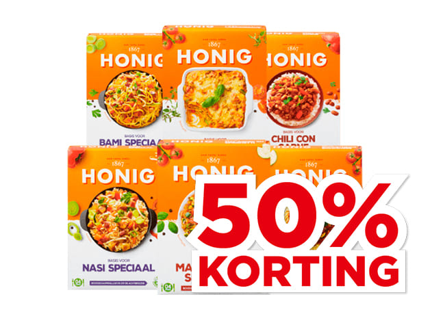 Honig Maaltijdmixen | Bekijk aanbieding