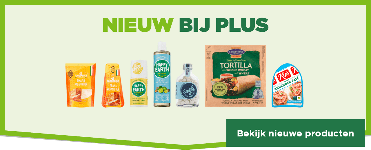 Nieuw bij PLUS | Bekijk nieuwe producten