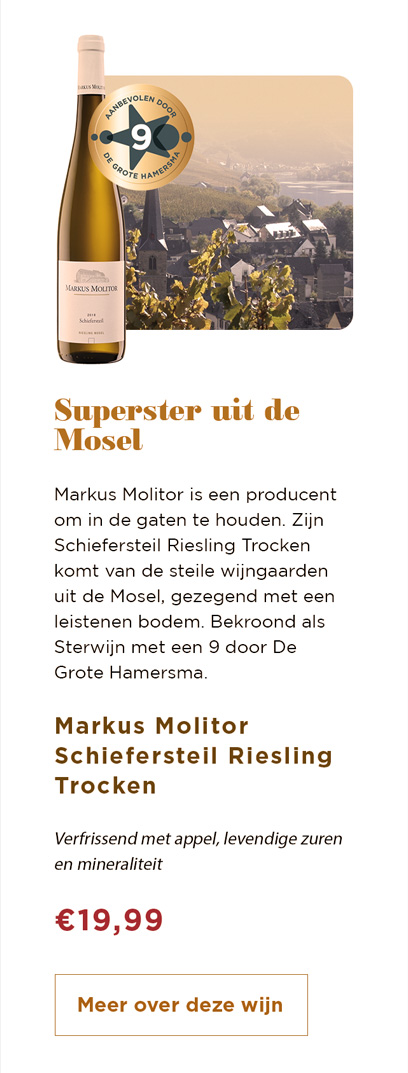Superster uit de Mosel | Markus Molitor Schiefersteil Riesling Trocken | Meer over deze wijn