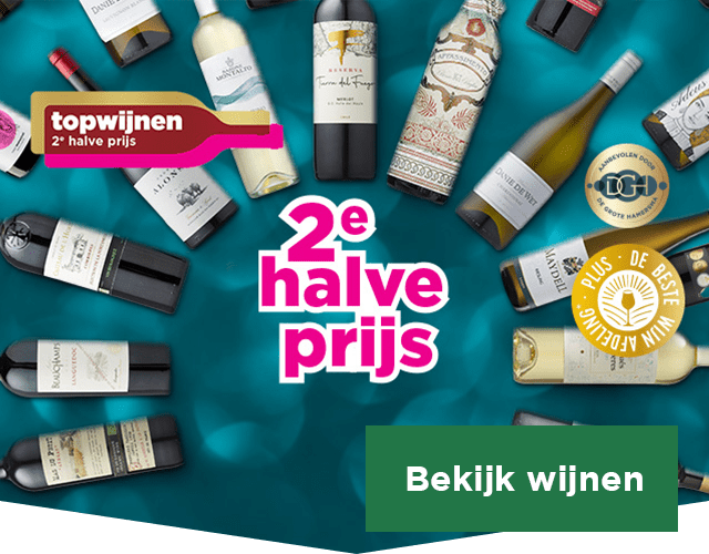 Topwijnen 2e halve prijs | Bekijk wijnen