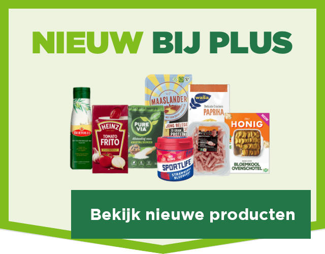 Nieuw bij PLUS | Bekijk nieuwe producten