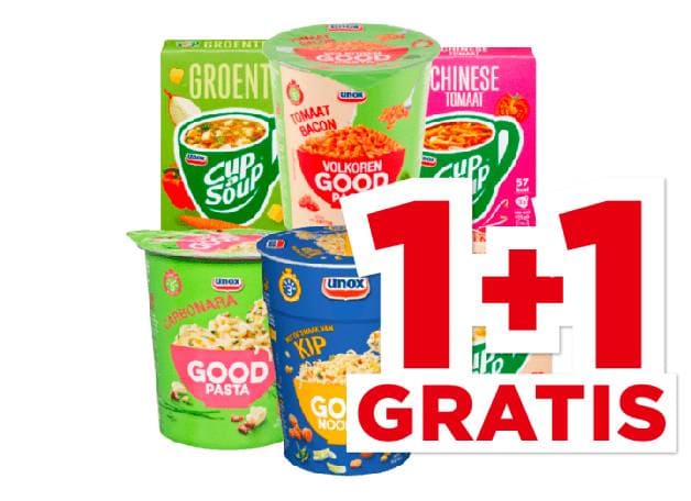 Unox Cup a soup, good noodles of good pasta | Bekijk aanbieding