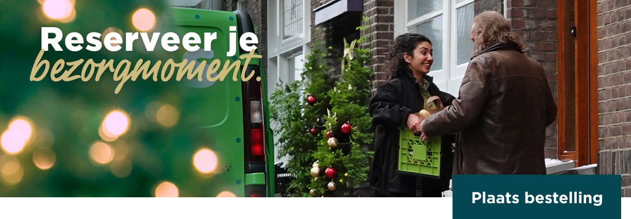 Reserveer je bezorgmoment | Plaats bestelling
