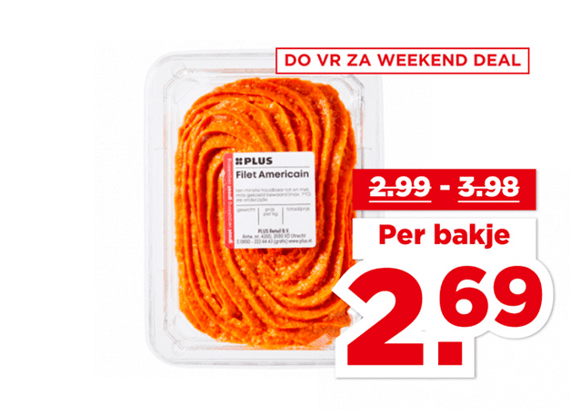 PLUS Filet Americain | Bekijk aanbieding